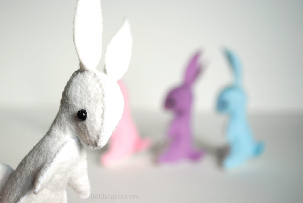 DelilahIris Designs - Felt Bunny Sewing Kit