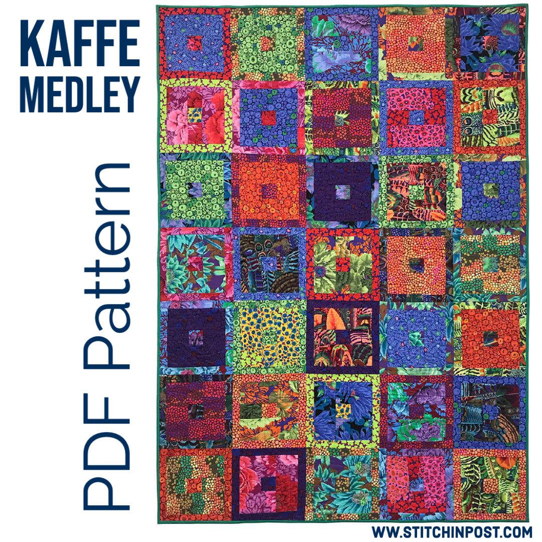 Kaffe Medley Quilt Pattern - PDF