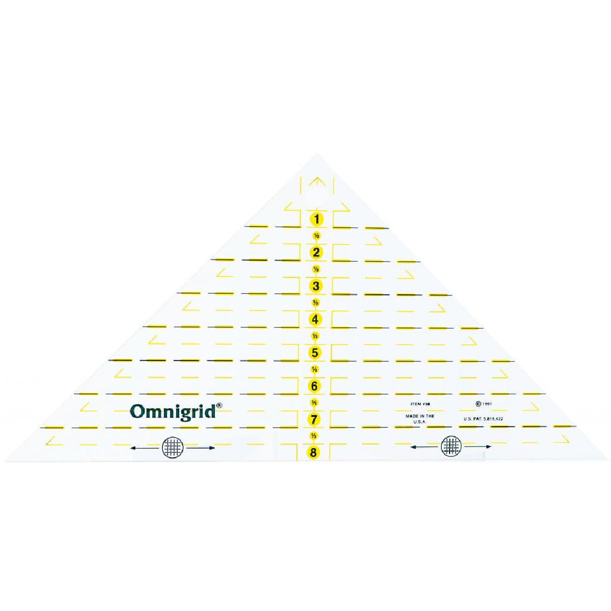 Omnigrid Ruler 98 Quarter Square Triangle – Stitchin' Post