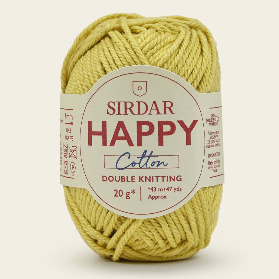 Happy Cotton in Buttercup from Sirdar - 771 Buttercup