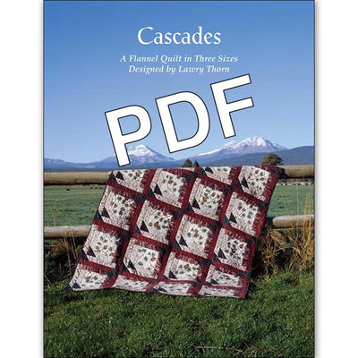 pdf download quilt pattern Cascades Lawry Thorn