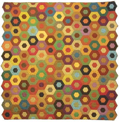 quilt pattern vintage hexagons from 25 in strips
