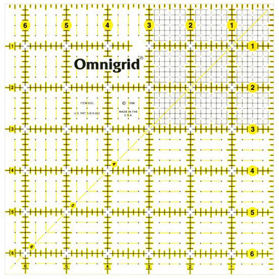 Omnigrip 6 1/2" Square Ruler