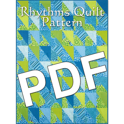 Rhythms Quilt Pattern - PDF