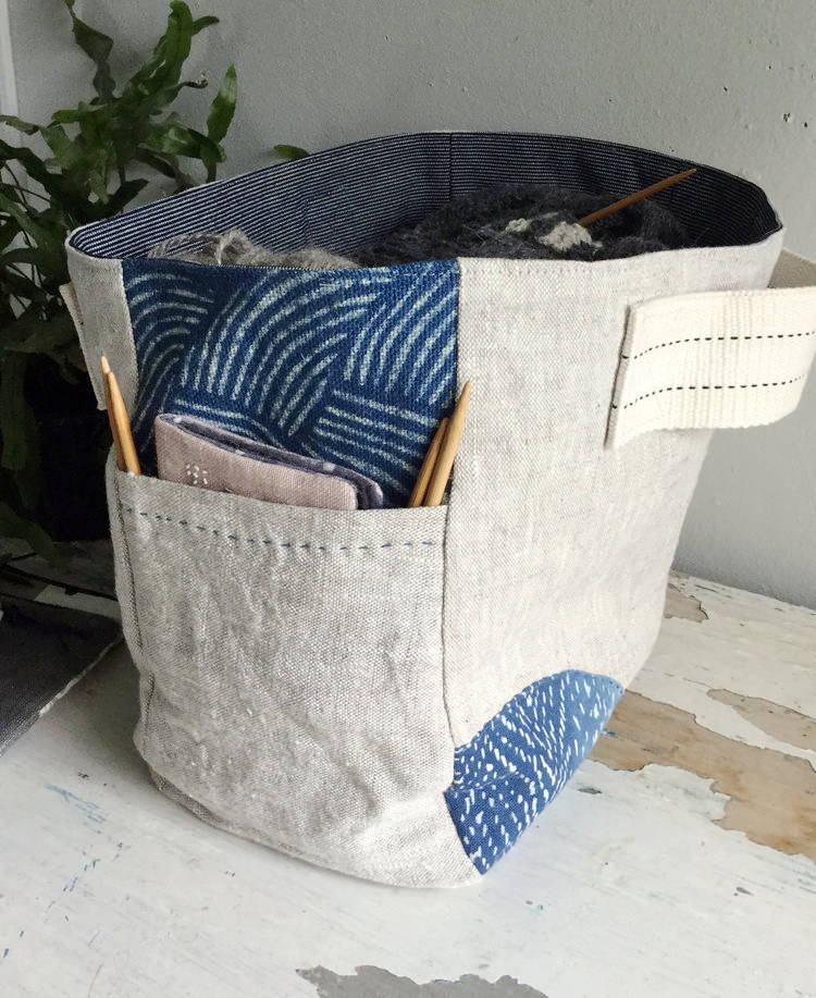 Side Handle Gusset Tote Pattern