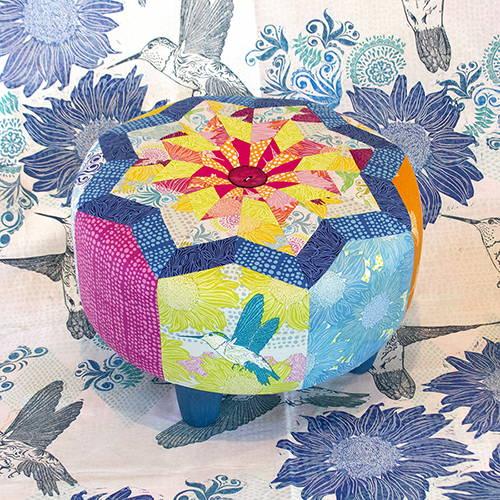 star crossed starpoint foot stool pattern sheila snyder license to quilt
