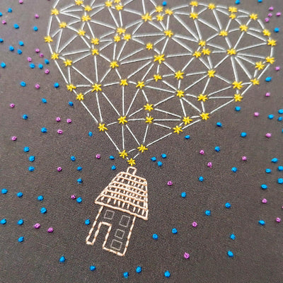 DIY Stargazing Embroidery Kit - CozyBlue Handmade