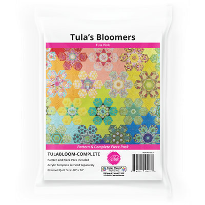 tula pink Tulas Bloomers quilt pattern Instructions  Complete Piece Pack 