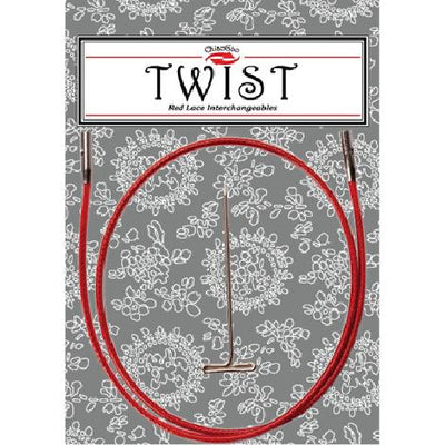 Twist Red Cable 30" Small ChiaoGoo
