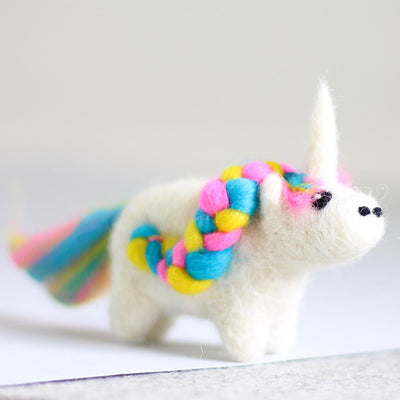 Unicorn Mini Needle Felting Kit